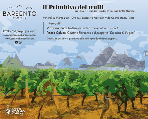 THE PRIMITIVE OF CANTINE BARSENTO TO THE ITALIAN GEOGRAPHIC SOCIETY, BETWEEN CULTURE, INNOVATION, TRADITION